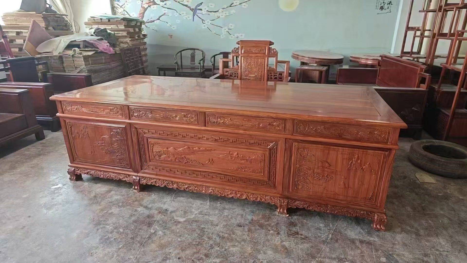 东阳横店卖红木的小后