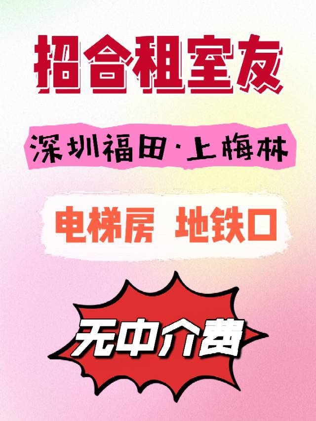 找舍友