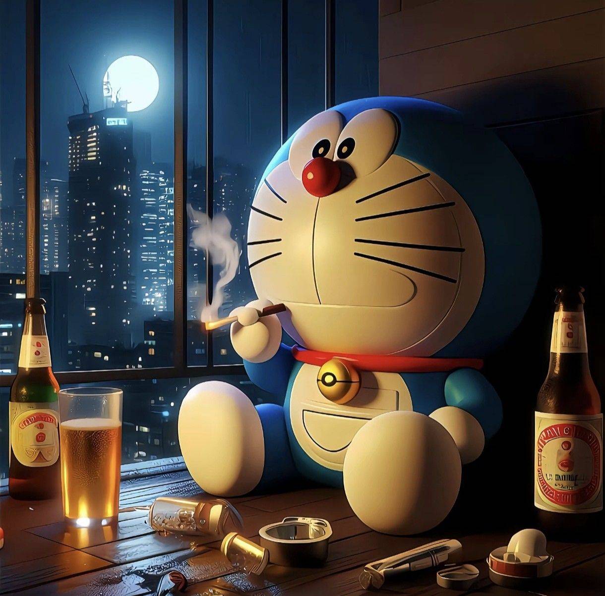 来了
