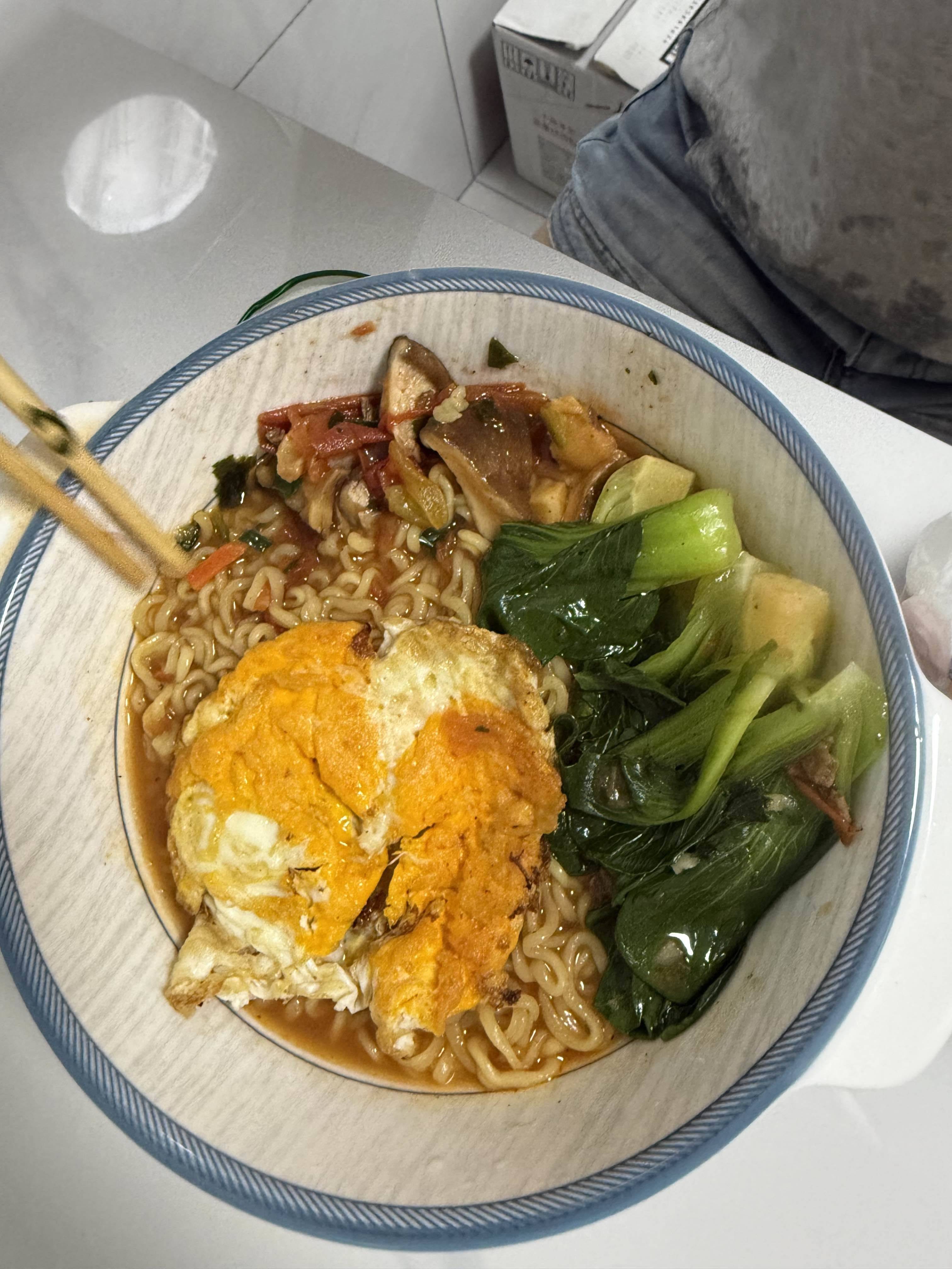 青菜炒鸡蛋
