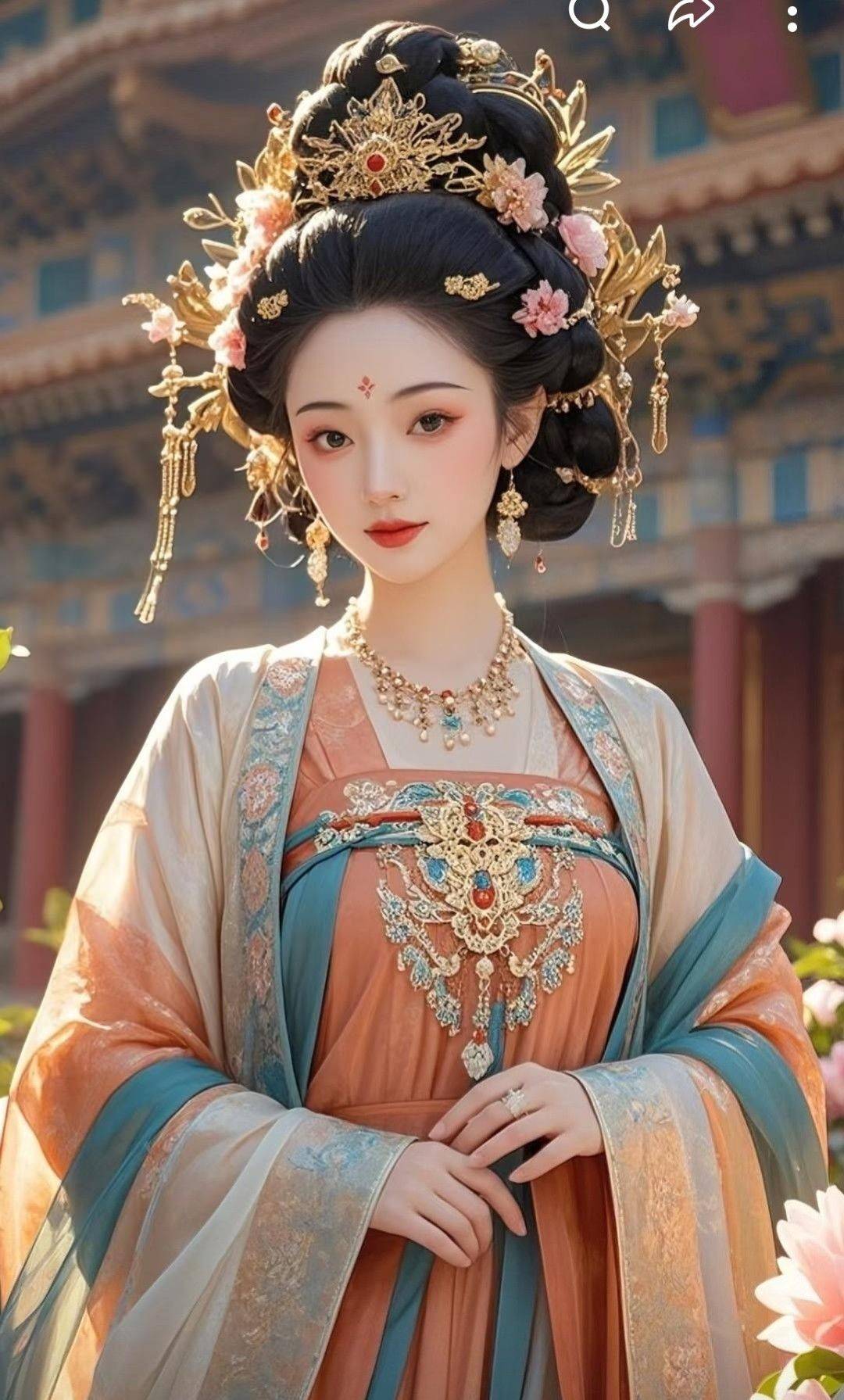 山上彩色风景
